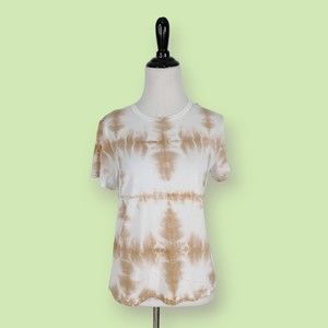 A.L.C. Oscar Cotton Tie Dye Tee Shirt Short Sleeve‎ XS